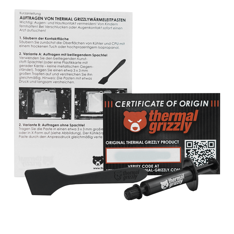 Thermal Grizzly Aeronaut Thermal Paste 1g Thermal Grizzly Aeronaut Thermal Paste 1g